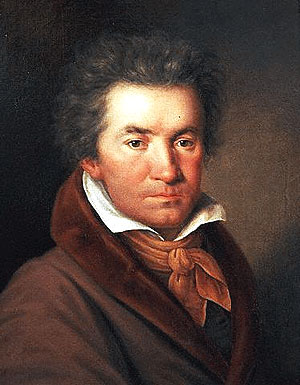 Painting of Ludwig Van Beethoven