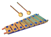 animated xylophone