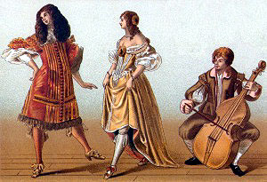 Baroque dancers.