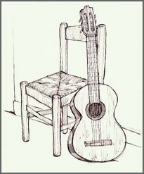 Guitar and
                        Chair