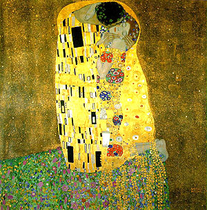 Klimt, Gustav, The Kiss, 1907/08