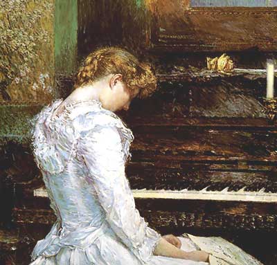 Childe Hassam, The
Sonata, 1893.